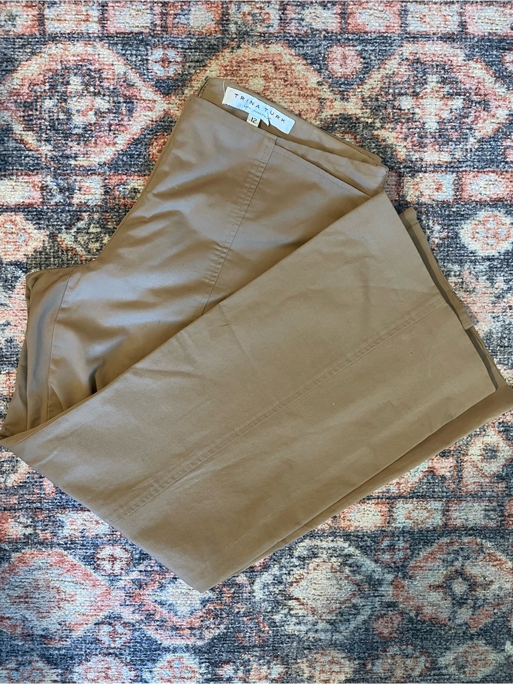 Trina Turk Tan Chino Pants